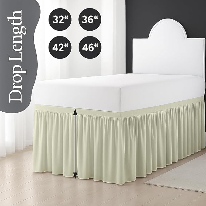 Microfiber Bed Skirt - Twin XL