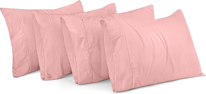 Microfiber Pillowcase Set - Queen - 20 x 30 in - 4 Pack