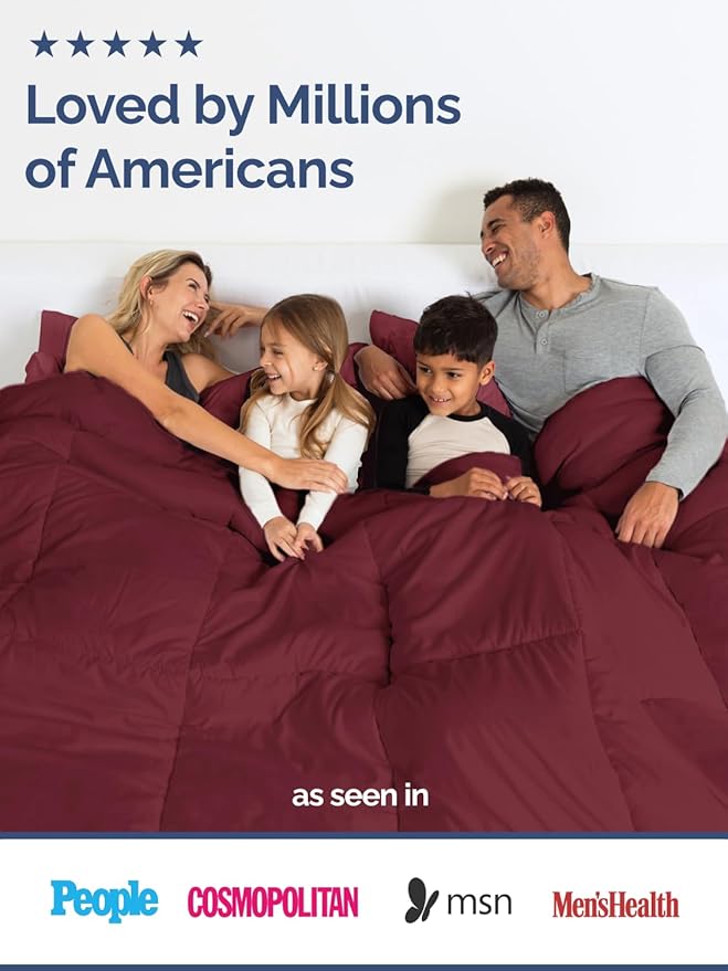 Microfiber Cooling Duvets Down Comforter - Queen
