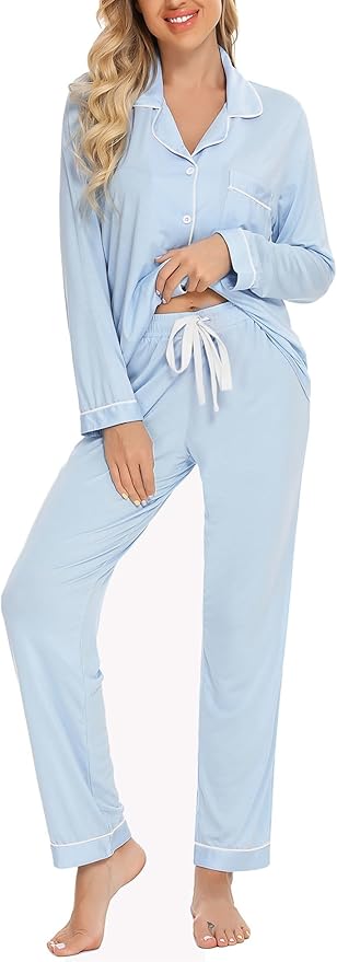 Women's Pajama Set - Long Sleeve - 2 Piece