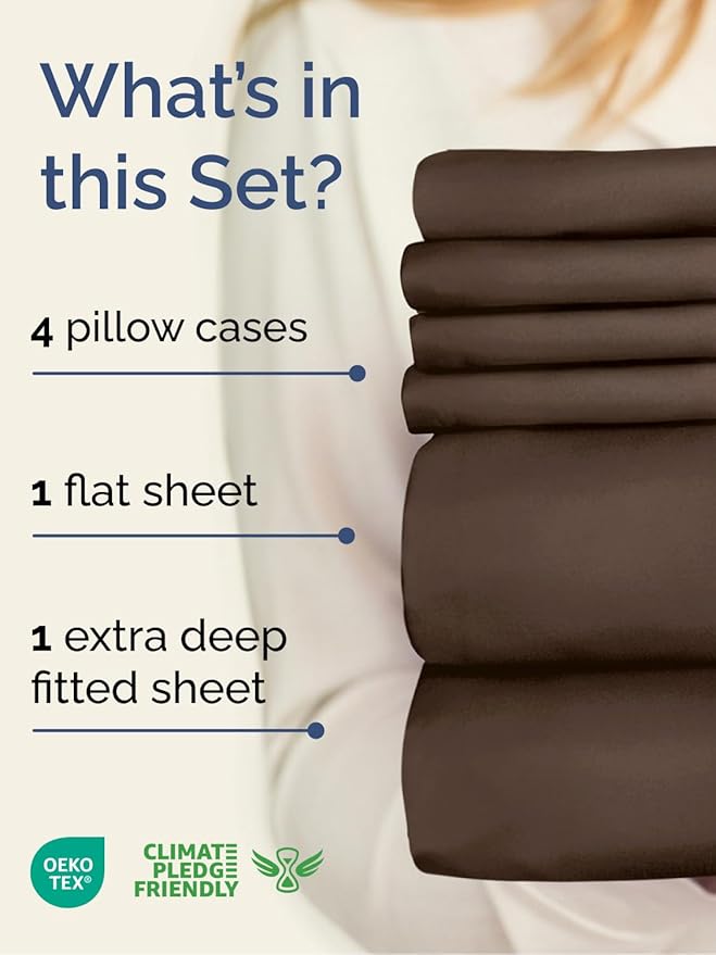 Cooling Bed Sheet Set - King - 6 Piece