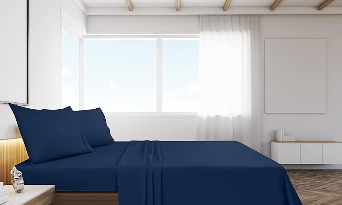Microfiber Flat Sheet - Full - 2 Pack