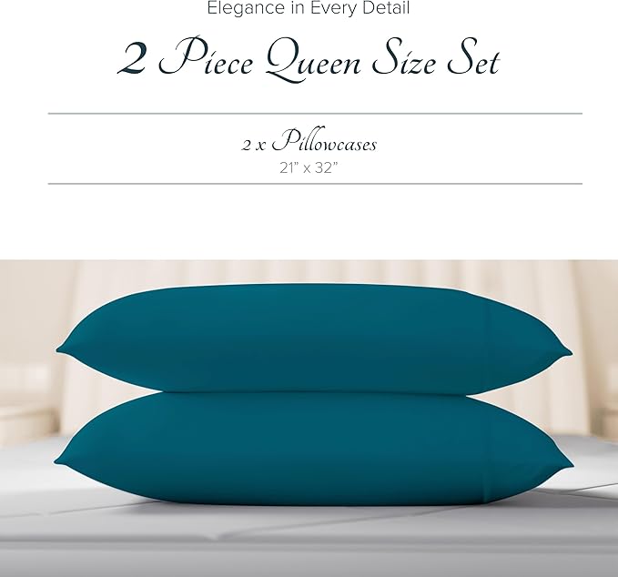 Linen Cooling Pillowcase Set - Queen - 2 Piece