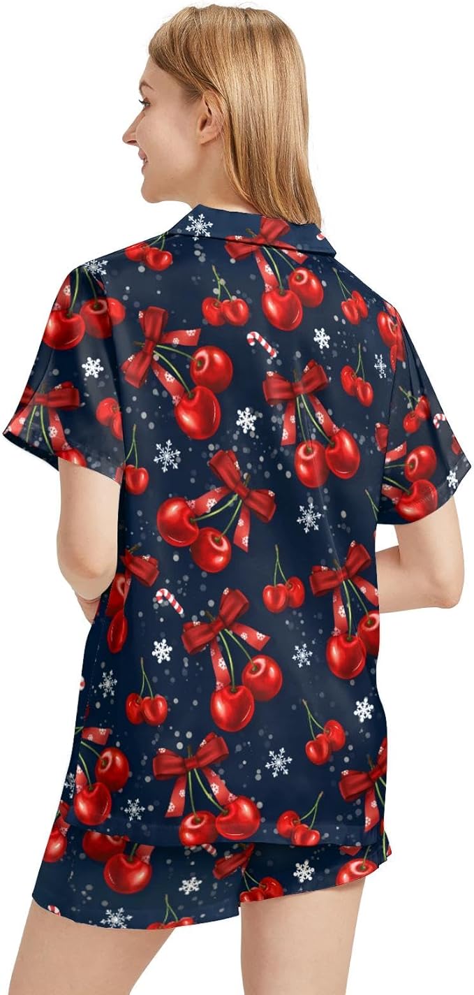 Women's Pajama Set - Short Sleeve - 2 Piece