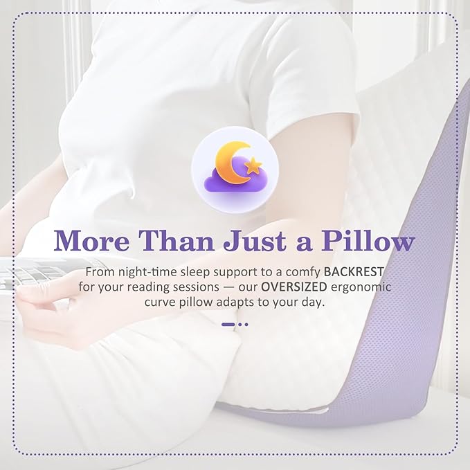 Memory Foam Cooling Bed Pillow - King
