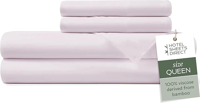 Bamboo Cooling Bed Sheet Set - Queen - 4 Piece