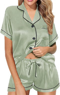 Satin Pajama Set - 2 Piece