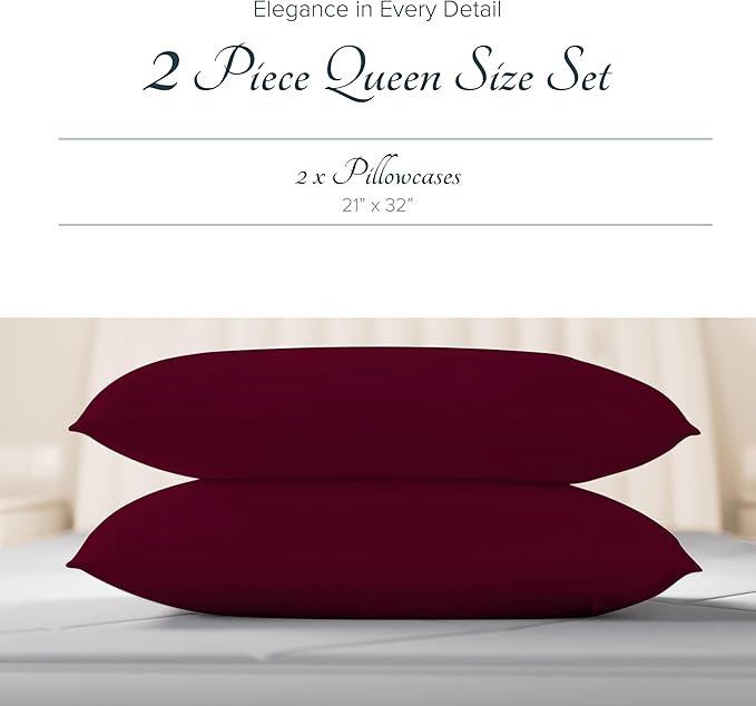 Linen Cooling Pillowcase Set - Queen - 2 Piece