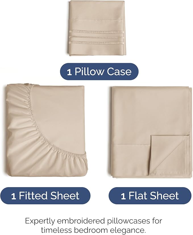 Cooling Bed Sheet Set - Twin - 3 Piece