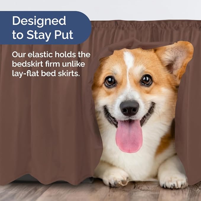 Bed Skirt - Full - 12 in Drop