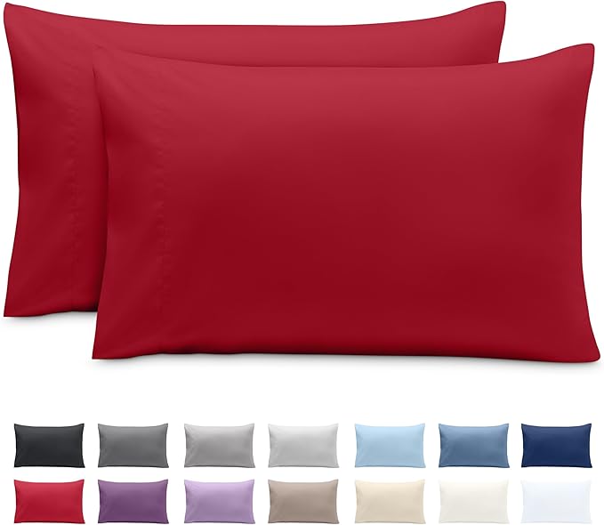 Microfiber Cooling Pillowcase Set - Queen - 2 Piece