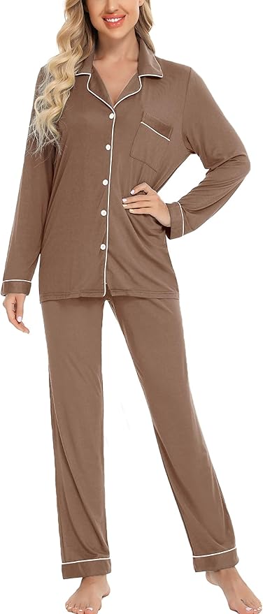 Women's Pants Pajama Set - Long Sleeve - 2 Piece