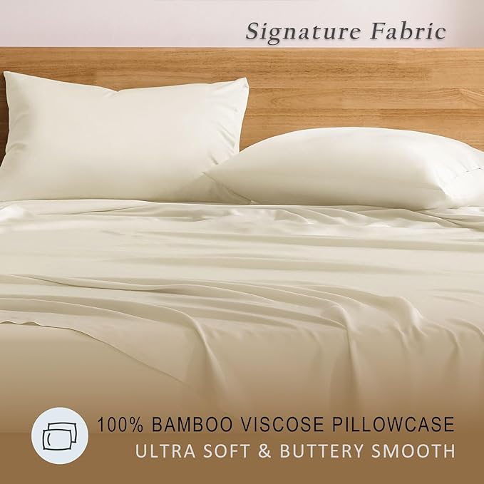 Bamboo Cooling Pillowcase Set - King - 2 Piece