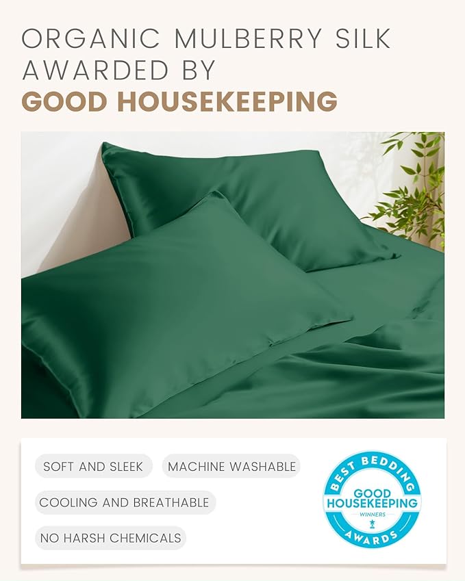 Mulberry Silk Hypoallergenic Pillowcase - King