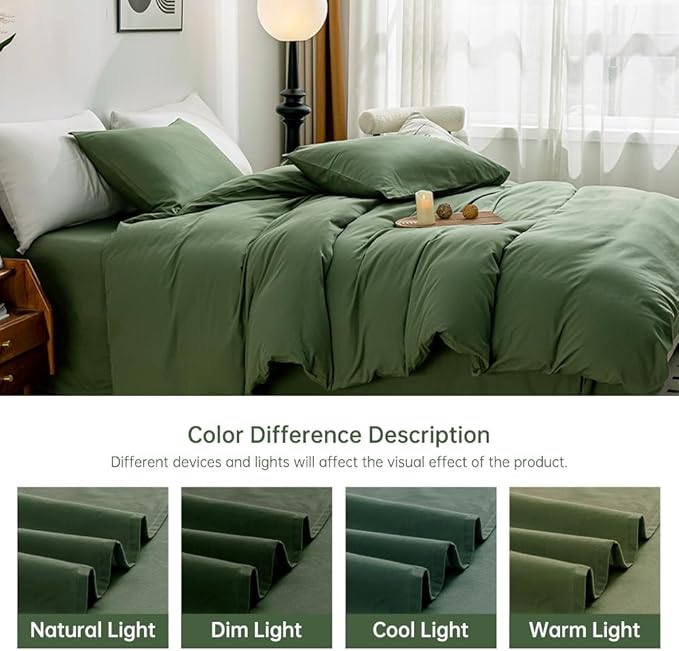 Linen Duvet Cover Set - Twin - 2 Piece