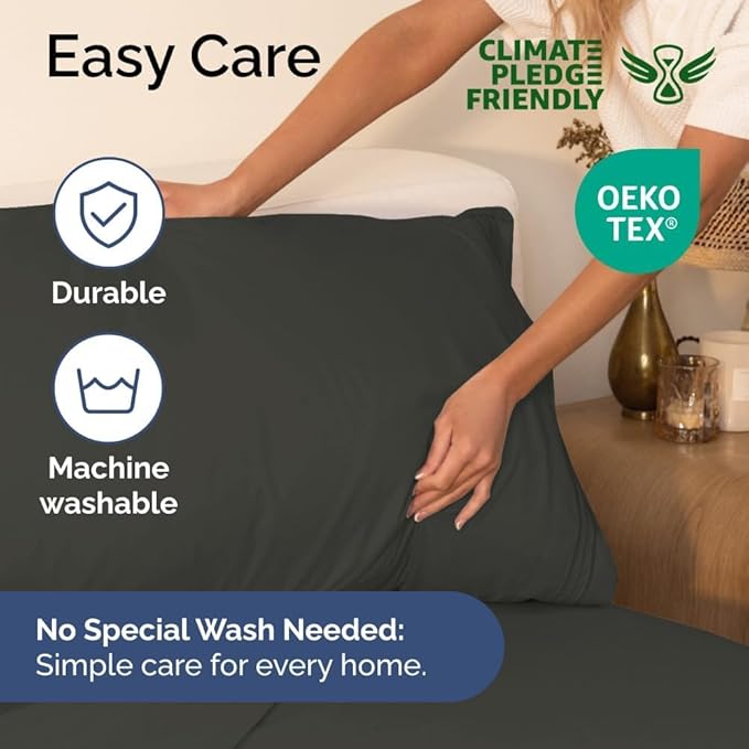 Cooling Bed Sheet Set - Queen - 4 Piece