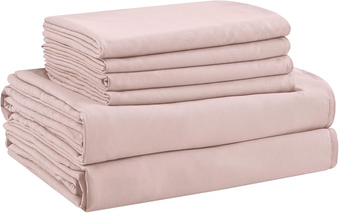 Microfiber Cooling Bed Sheet Set - Full - 6 Piece