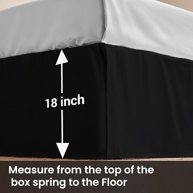 Microfiber Bed Skirt - Queen - 18 in Drop