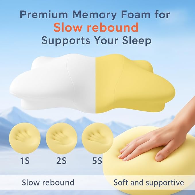 Memory Foam Cooling Bed Pillow