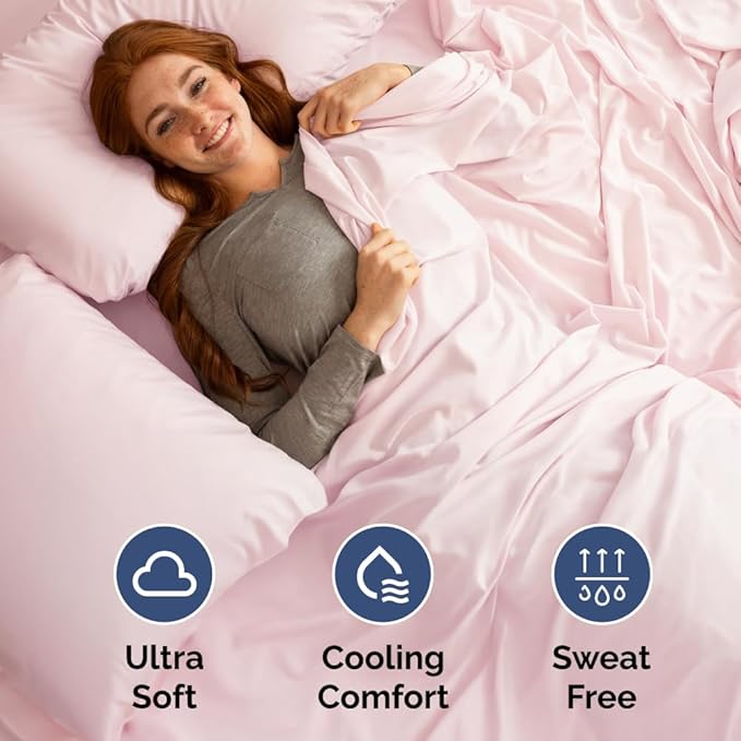 Cooling Bed Sheet Set - Queen - 4 Piece