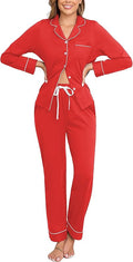 Women's 100% Cotton Pajama Set - Long Sleeve - 2 Piece