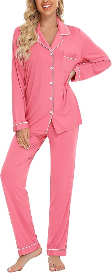 Women's Pants Pajama Set - Long Sleeve - 2 Piece