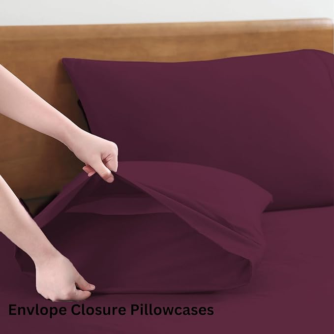 Linen Bed Sheet Set - Twin - 3 Piece