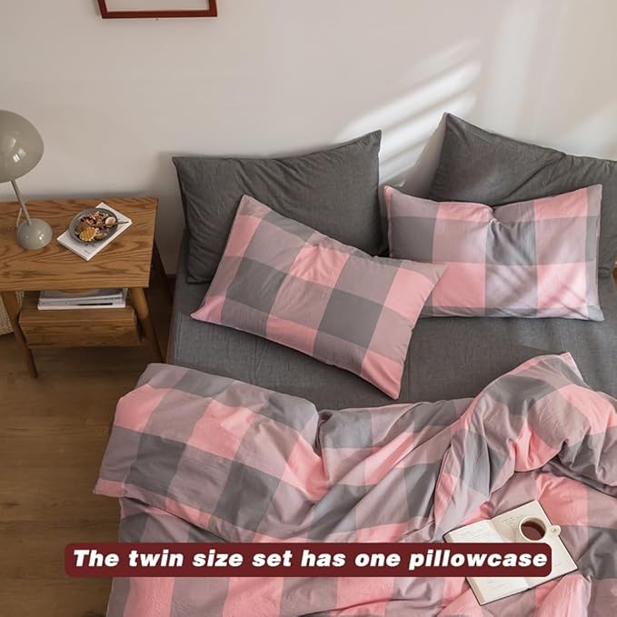 Linen Duvet Cover Set - Twin