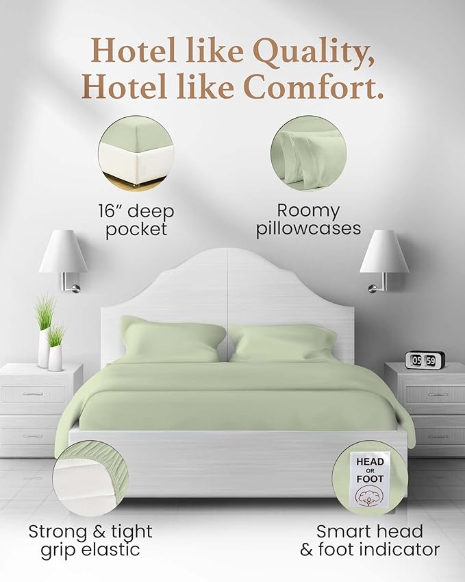 Bed Sheet Set - Queen - 4 Piece