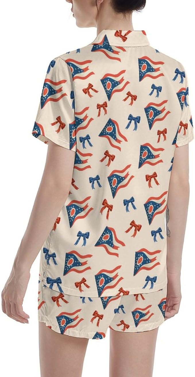 Women's Pajama Set - Short Sleeve - 2 Piece