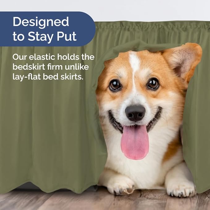 Bed Skirt - Queen - 21 in Drop