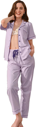 Women's 100% Cotton Pajama Set - 2 Piece