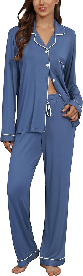 Women's Pajama Set - Long Sleeve - 2 Piece