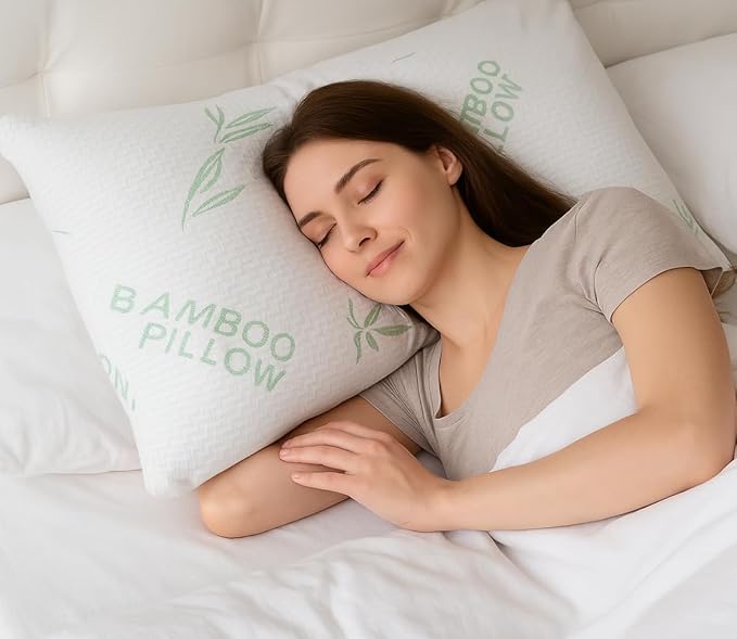 Bamboo Cooling Bed Pillow - King