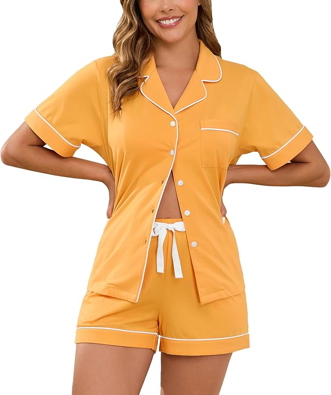 Women's Pajama Set - Short Sleeve - 2 Piece