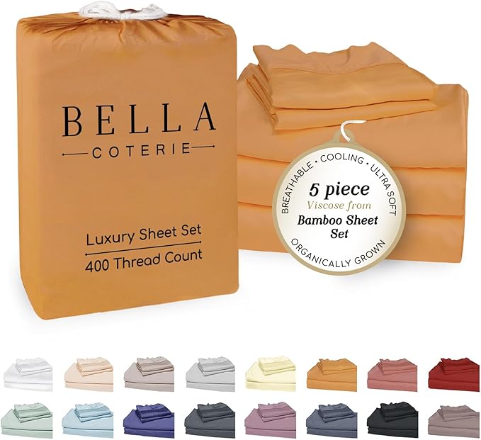 Bamboo Cooling Bed Sheet Set - Split King