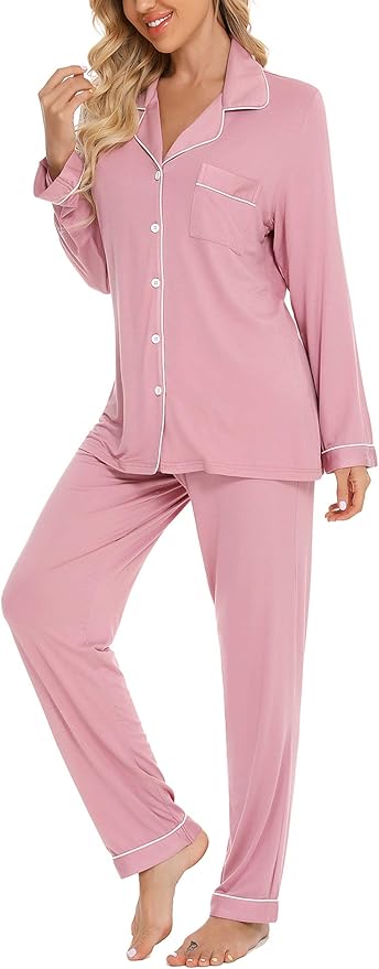 Women's Pants Pajama Set - Long Sleeve - 2 Piece