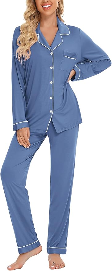 Women's Pants Pajama Set - Long Sleeve - 2 Piece