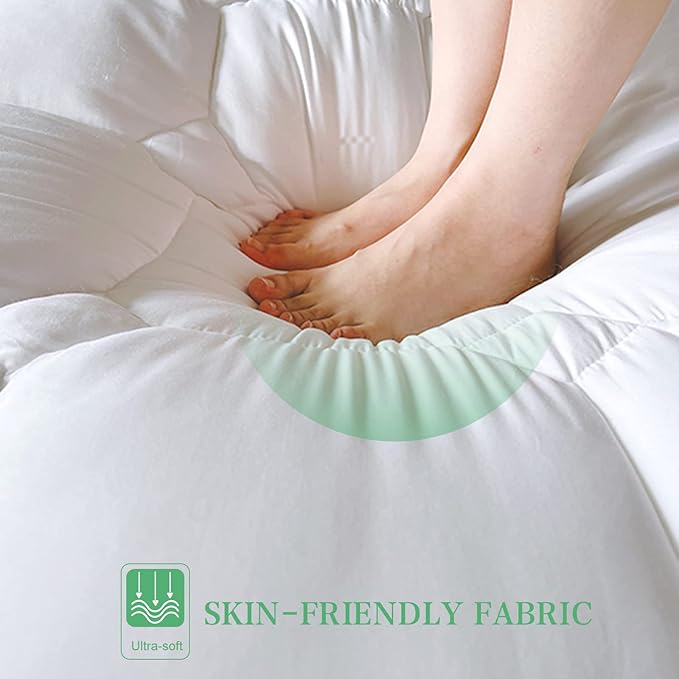Bamboo Cooling Mattress Pad - King