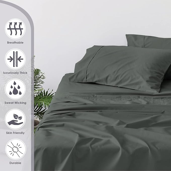 100% Cotton Pillowcase Set - Queen - 2 Piece