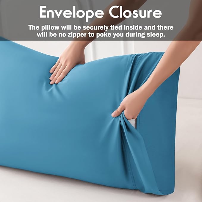 Bamboo Cooling Pillowcase Set - King - 2 Pack