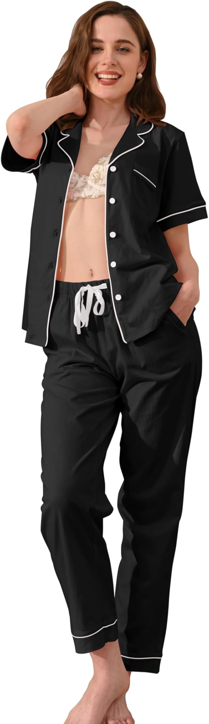Women's 100% Cotton Pajama Set - 2 Piece