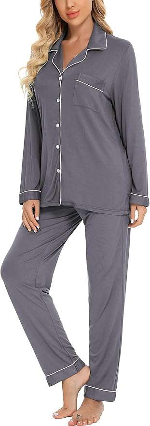 Women's Pants Pajama Set - Long Sleeve - 2 Piece