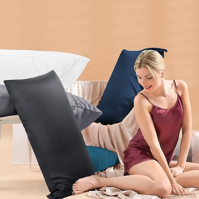 Cooling Pillowcase Set - Queen - 20 x 30 in - 2 Pack - 2 Piece