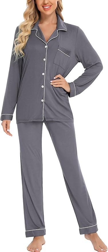 Women's Pants Pajama Set - Long Sleeve - 2 Piece