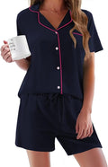 Women's Pajama Set - Short Sleeve - 2 Piece