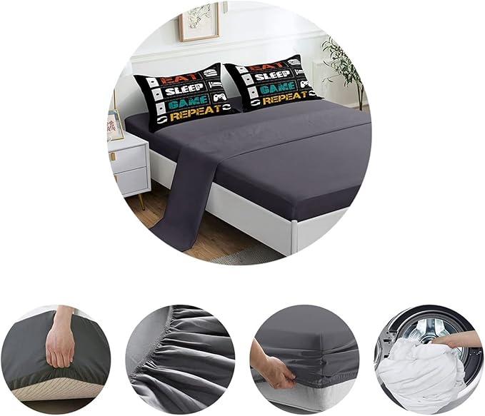 Microfiber Comforter Set - Full - 6 Piece