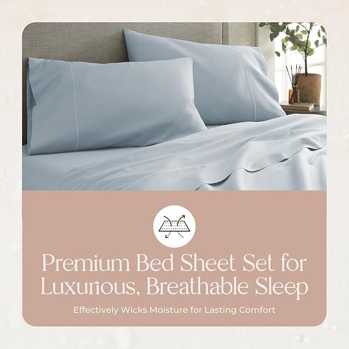 Bed Sheet Set - Queen - 4 Piece