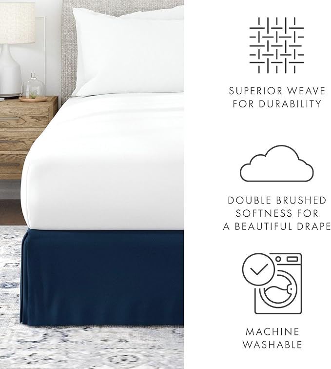 Linen Bed Skirt - Queen