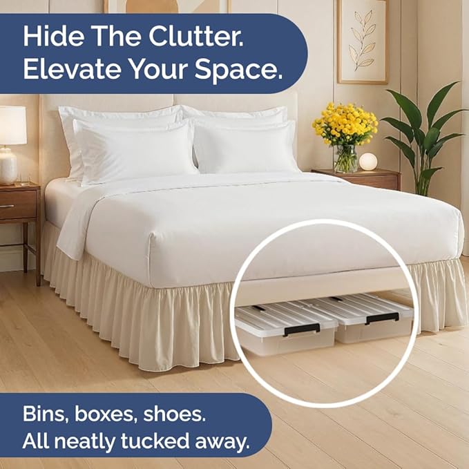 Bed Skirt - Queen - 18 in Drop